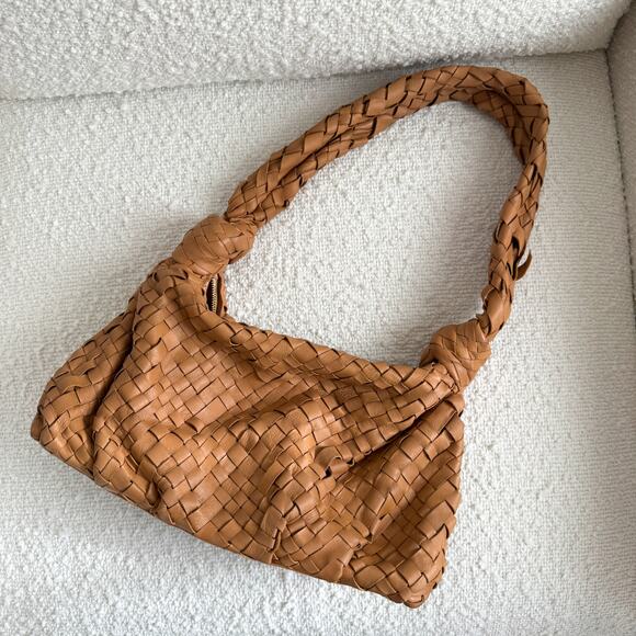 Cleobella Tan Woven Morgan Handbag - Picture 7 of 14
